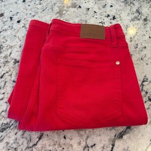 Judy Blue Women's Bold Red Jeans Size 13   (Women’s Size 12 Equivalent)